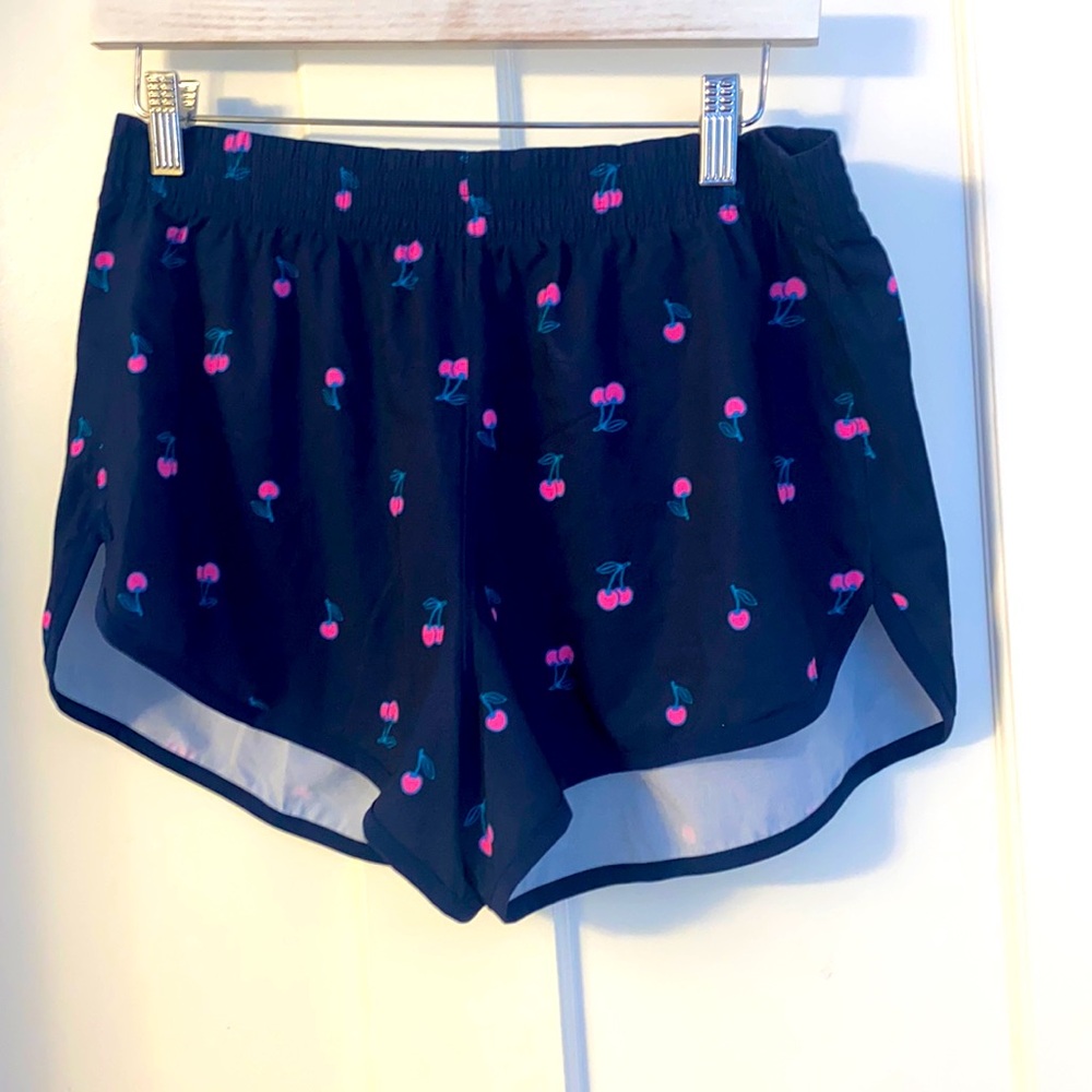 EUC Jcrew for New Balance unlined navy/pink athletic/running shorts, medium! 🍒